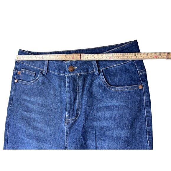 Judy Blue Womens Straight Leg Jeans Size S Blue Denim Stretch Cotton Blend - Picture 11 of 12